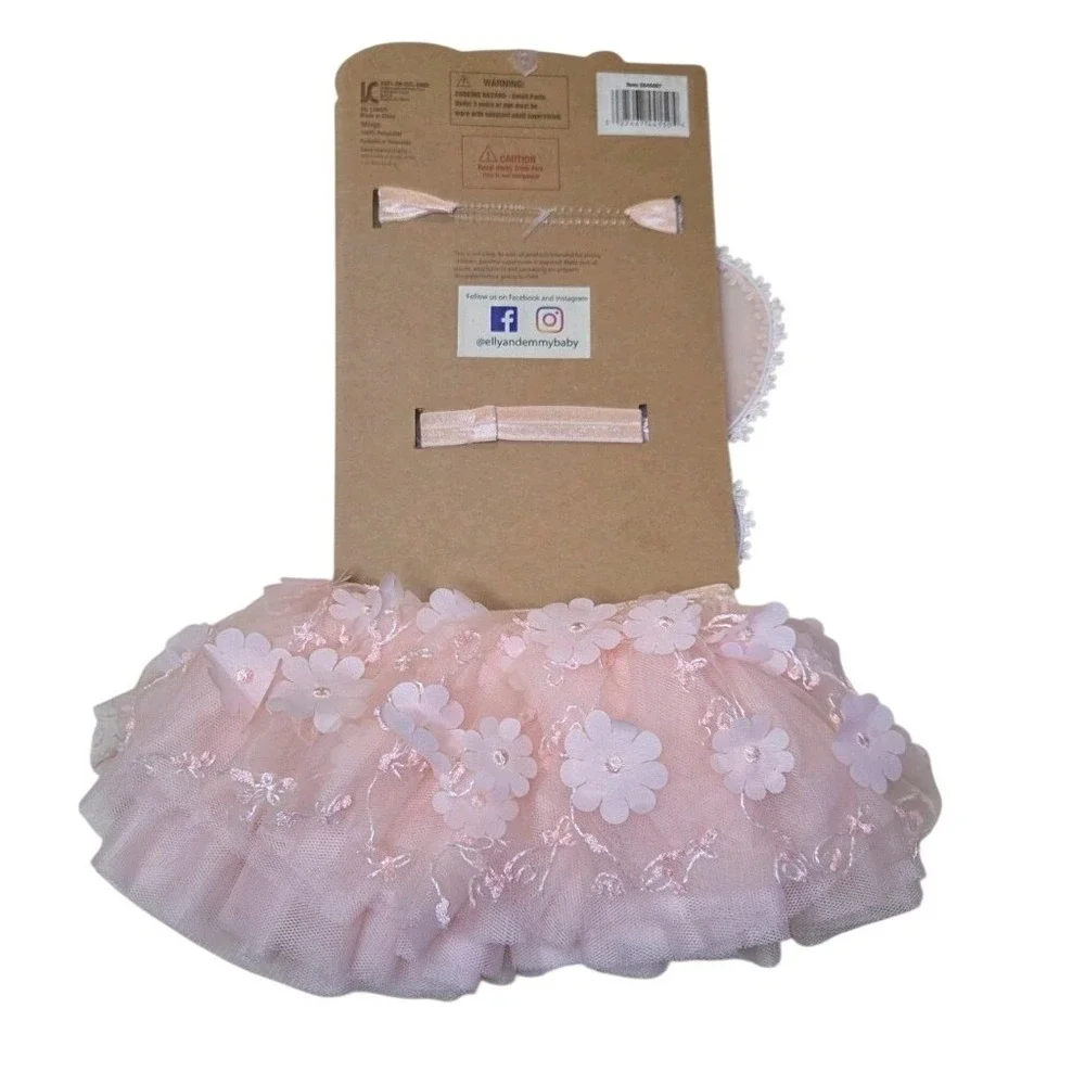 Elly‎ & Emmy Whimsical Baby Tutu Cake Smash Outfit Ethereal Photo Prop
